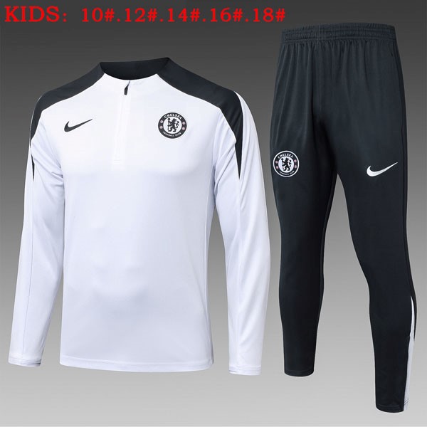 Ninos Sudadera De Training Chelsea 2025/26 Blanco 5
